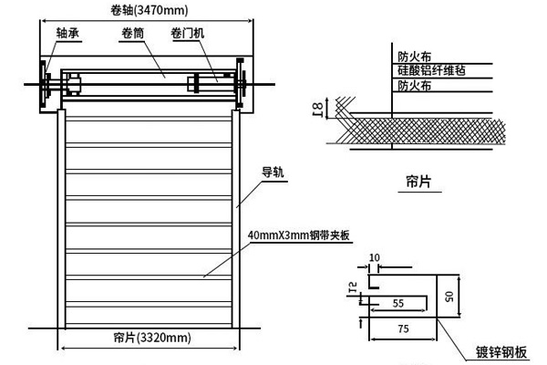 兴建欧式保温卷帘 兴建欧式保温卷帘